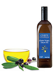 Own brand Chefs Classique extra virgin olive oil, Bidfood South Africa.